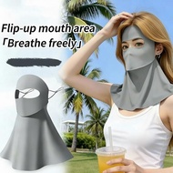 Unisex Full Face Neck Sun Protection Mask Upf50+ Breathable Covers Protection Silk Uv Bicycle L0o0
