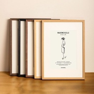 Simple Solid Wood Photo Frame Customized 4K8K Wooden Picture Frame Empty Frame Mounted Wall Hanging 