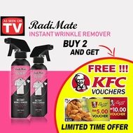 RADIMATE 2020: INSTANT WRINKLE REMOVER - NO IRON * (FREE KFC VOUCHER LIMITED TIME ONLY)