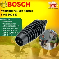 SYK Bosch Variable Fan Jet Nozzle For EasyAquatak High Pressure Washer Sprayer Water Nozzle F 016 800 582