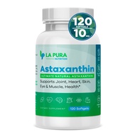 Ultimate Natural Astaxanthin 10mg, 120 Softgel Capsules – Pure, Non-GMO, Gluten-Free Supplement Made