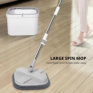 Self-washing spin mop 360 rotating flat mop cleaning dirty water separation tank mop cloth