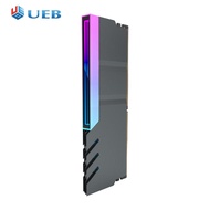 หม้อน้ำที่ทำความเย็น DDR4 DDR5ระบายความร้อน5V 3PIN ARGB สำหรับคอมพิวเตอร์ (สีดำ)