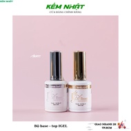 Bộ base top Iɡel combo 2 chai base top Iɡel chuyên dụng thợ nail cao cấp
