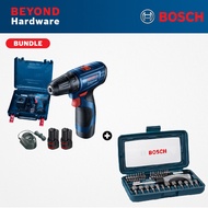 BOSCH [Bundle] GSB 120-LI Gen2 Cordless Impact Drill 06019G81L0 + BOSCH Screwdriver Tool Kit & Nutse