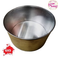 LOYANG BULAT 6X5 LOYANG KEK BULAT | ROUND CAKE MOLD CAKE MOULD ACUAN KEK BULAT by AZIM BAKERY