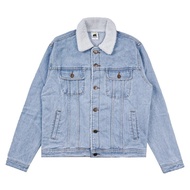 House of Smith Denim Sherpa Jacket Materhorn Denim Sherpa - Jaket Denim Sherpa Pria