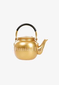 Teko Ceret Arab Polos 15 Liter - Teko Arab Emas Cantik Unik - Teko Arab Stainless Set Murah - Teko K