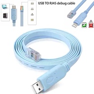 1.2M USB Rj45 For Cisco Console Cable Debug H3C HP Arba 9306 huawei Router Rollover