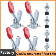 4Pcs Quick Release Toggle Clamp GH-201 Antislip Horizontal 59Lbs Holding Capacity for Machine Operat