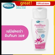 MEGA We care เมก้าวีแคร์ FEMIFLORA INTIMATE WASH 100ML เฟมิฟลอร่า อินทิเมท วอช 100 มล. (FW100I)