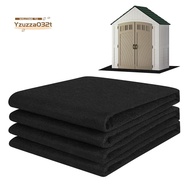 Washable Outdoor Storage Shed Floor Mat-6 X 4 FT Waterproof Carport Mat, Furniture Pad with Non-Slip