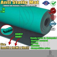 Anti-Static Rubber ESD Mat, rubber sheet, rubber mat (2mm x 1m x 10m)