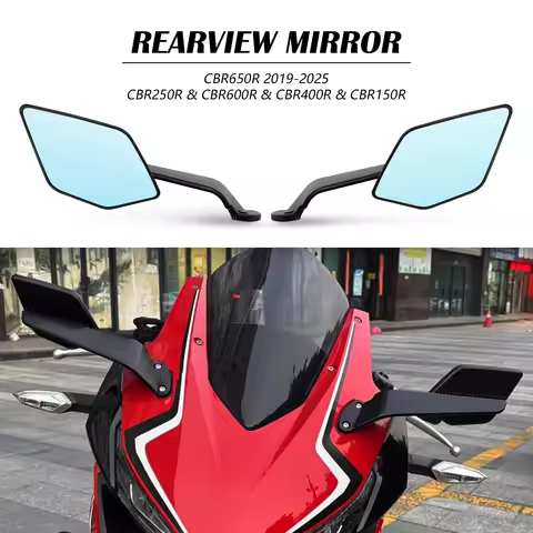 For Honda CBR650R cbr650r 2019-2021 2022 2023 2024 2025 Motorcycle New Rearview Mirror Adjustable St