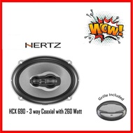 Hertz HCX 690 6x9 3 way Coaxial Car Speaker 260 Watts