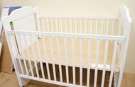 [美國 L.A. Baby] Brooklyn Crib 布魯克林三階段嬰兒成長木床(二手)