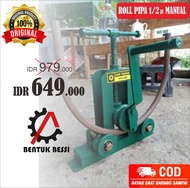[ TERLARIS ] Alat Roll Pipa ½ inch Manual Roll Pipa Pola Melingkar Pipa Bulat Leter U