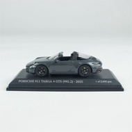 Mini Cut 1: 64 Porsche 911 (992.2) GTS Targa Alloy Closed Car Model