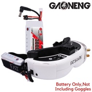 Gaoneng GNB 7.4V 3000mAh 5C 2S Lipo Battery For Goggles (Fat Shark) with XT60 Plug and DC5.5 GNB3000
