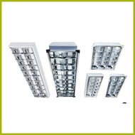 ∥ ┏ ➶ ➩ T8 LOUVER HOUSING WHIT LED TUBE LIGHT MOUNTED LED GRILLED LUMINAIRE LIGHT 6500K