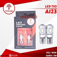 LED SEN LIGHT MOTORCYCLESenja SOCKET T10 W5W TYTO A123 5WATT 6SMD DC