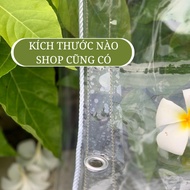 Transparent PVC Tarpaulin - Pre-stitched Border - [ Size: 1x10 & 1.5x7 & 1.5x8 & 2x5 & 2x6 & 3x4 ]