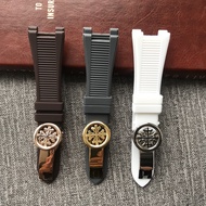 Suitable for PP PATEK PATEK PHILIPPE 5711 5712G Parrot Screw Special Notch Silicone Watch Strap Male