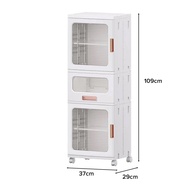 (JIJI.SG) MANFRED Foldable Storage Cabinet / Storage box kitchen / Shelf Rack / Chest Drawer / jt