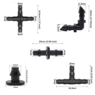 4/7Capillary pipe connectors for sprinkler and drip irrigation in greenhouses PE Tube pvc Double-hoo