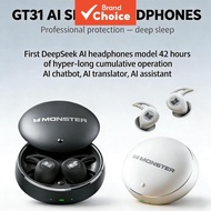 GT31 Monster Bluetooth 6.0 TWS Wireless Earbuds Touch Control Mini Earphones Long Battery Life HiFi 