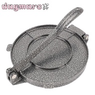 DAGMARC Tortilla Press, 6.3 Inch Heavy Duty Dough Press, Traditional Cooking Aluminium Alloy Black P