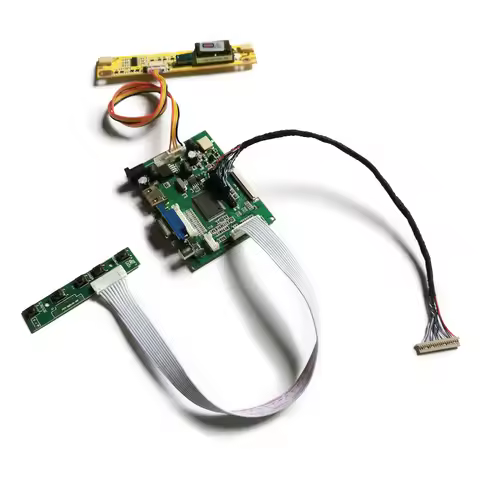2-CCFL VGA+2AV LCD Display LVDS 20-Pin Matrix Fit G150X1/HT150X02/QD15XL02/QD15XL13 Controller Drive