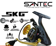 SANTEC SKG SPINNING REEL