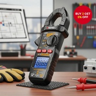ANENG CM86 AC/DC Current Clamp Meter - 600A Voltage and Amps Tester for Electrician Use