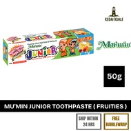 Mu’min Junior Fruities Toothpaste 50g | Ubat Gigi Kanak-kanak