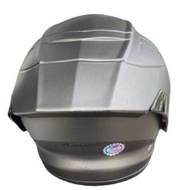 DR278 >> Helmet Solid Half FaceJS Armor Gunmet Color Original SNI Motorcycle Glass Visor Half Helmet