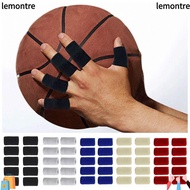 LEMONTRE 10PCS Finger Cots, Multicolor Elastic Finger Tape Finger Sleeves, Tool Tennis Volleyball Ba