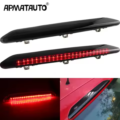 1x For VW POlO IV MK4 9N 9N3 Hatchback 2002-2009 smoked Led Third Brake Light Projector Rear Red Tai