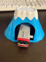 日本 扭蛋火車 Capsule Plarail 富士山 場景 山洞