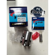 Piston kit set Yamaha rs100 rs 100 pistonRing size os 150 vanabe Good quality