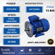 3HP(2.2KW) 2POLE Three Phase ENGA Motor Y2 B35 Flange Mounting Motor Electric Motor Industry Machine