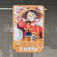 โมเดลการ์ตูน One Piece 3D Wall Decorations Action Figure Luffy Nami Sanji Saburou ภาพฉากพื้นผิวติดผน