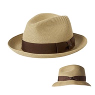 BRIXTON Gentleman Straw Hat HORTON CB PACKABLE FEDORA Straw Hat Gentleman Hat Soft Top Straw Hat 118