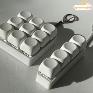 ILIGHTHEARTEDY4 Finger Keyboard Cap, Keys Button Keycap Fidget Keychain, Relaxing DIY Keyboard Relie