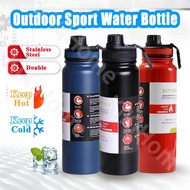Stainless Steel Aqua flask Tumbler Double Wall Hot and Cold Vacuum Flask Sport Tumbler 800/1000ML