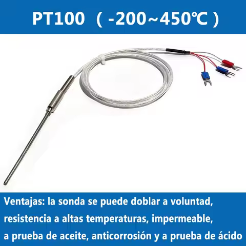 resistencia térmica blindada PT100,3mm~ 5mm, diámetro 300 ~ 500mm,sonda WZPK-191,Pin de termopar, re