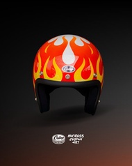 GALLOP 炎 彩繪設計款 3/4半罩 復古安全帽