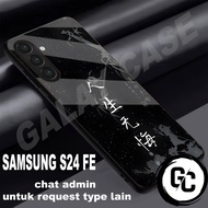Case hp Samsung s24 FE - softcase glossy shine -GC 27 - Motif CALLIGRAPHY/ casing samsung s24 fe/kes