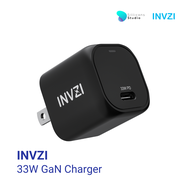 (รับประกัน 1ปี) หัวชาร์จ INVZI 33W GaN USB-C Charger ของแท้ถูกลิขสิทธิ์