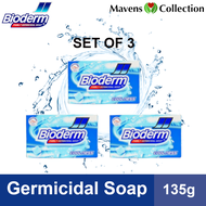 Bioderm 135g Family Germicidal Soap (Set of 3) COOLNESS by MAVENS COLLECTION